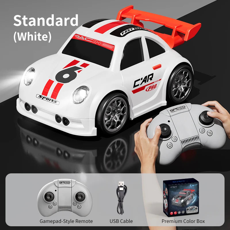 Voiture à dérive C6 RC avec lumières double Mode, caméra sonore, contrôle d'écran, voiture à Induction intelligente, jouets pour enfants, cadeau, nouvelle collection 2026