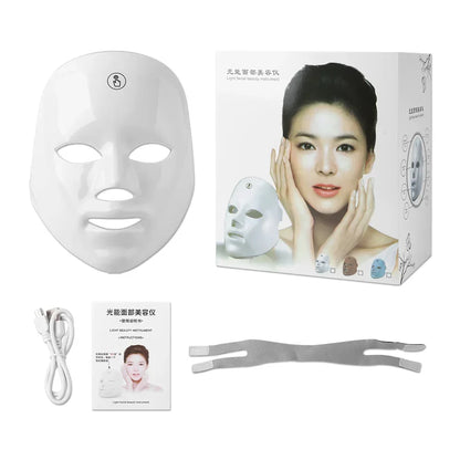« Masque LED 7 couleurs USB