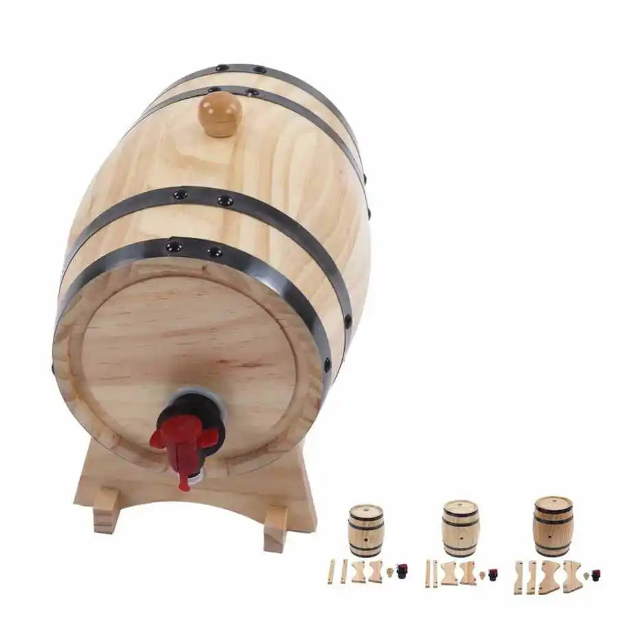 Distributeur spécial baril de vin enrichi avec support, cases à bière, vin tequila, whisky Shop, 1l, 3l, 5l, E27