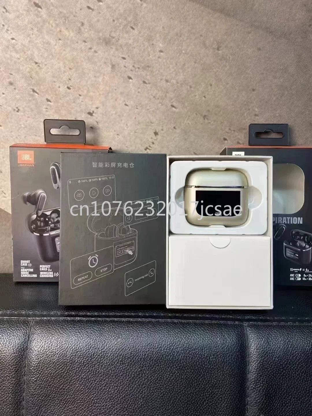 Écouteurs sans fil Bluetooth JBL Tour PRO 2 d'origine, écouteurs stéréo, écouteurs sportifs avec écran LCD intelligent, version HK
