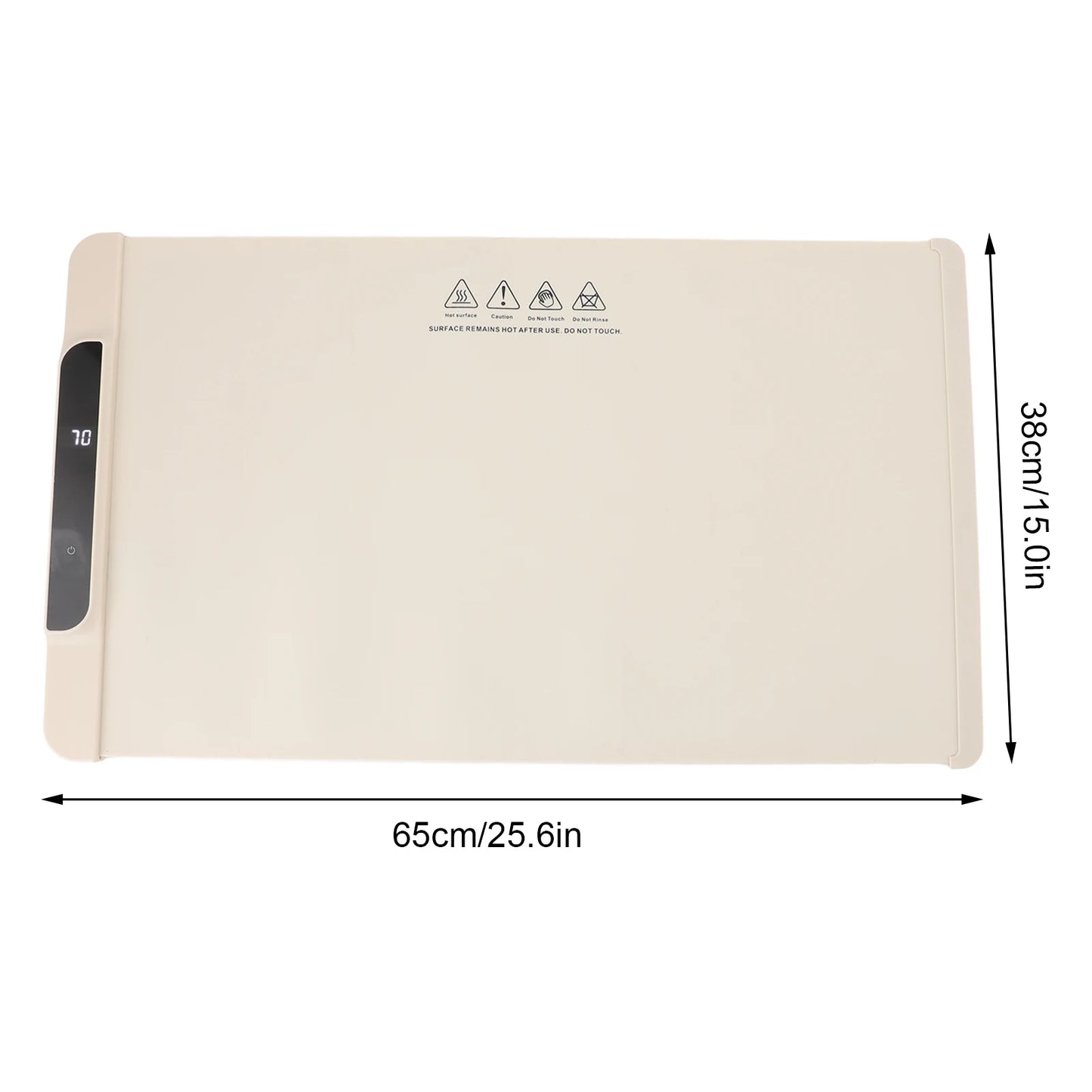Tapis chauffant pour aliments, plateau chauffant électrique en Silicone, coussin chauffant pliable avec minuterie automatique pour fêtes, réunions, usage quotidien