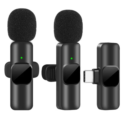 Nouveau microphone cravate sans fil portable pour enregistrement audio-vidéo, mini micro pour iPhone Android, diffusion en direct, jeux, microphone pour téléphone 2026