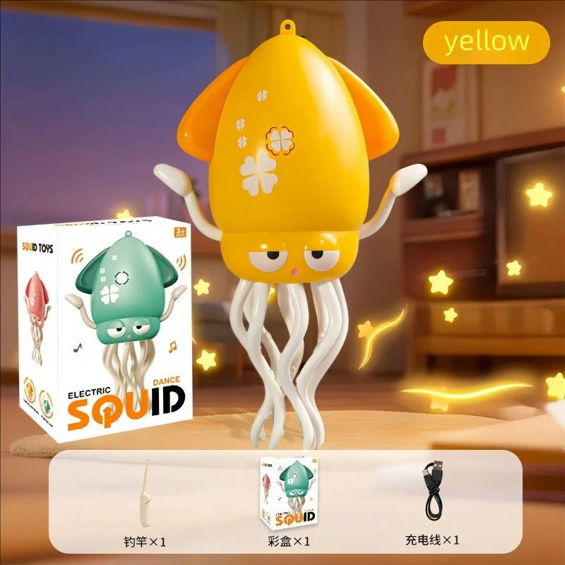 Poulpe dansante magique, nouveau et unique, calmar électrique, détection et évacuation des obstacles, poulpe pour enfants, pêche anti-stress