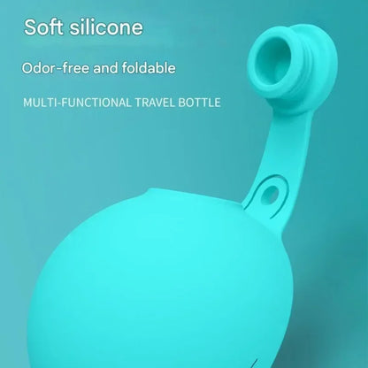 Bouteille d'eau portable pour chien en acier inoxydable avec bol en silicone, anti-fuite, pour chiens, chats, randonnée, voyage, promenade