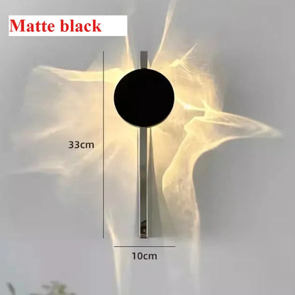 Lampes murales LED créatives en carton ondulé avec câblage USB et télécommande, appliques d'ambiance pour chambre à coucher, chevet, couloir, porche