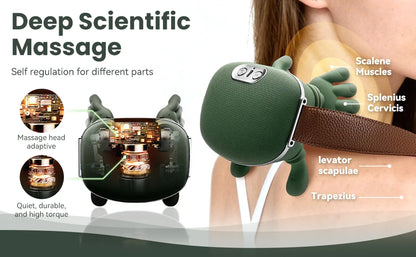 Masseur trapèzien pour usage domestique, pétrissage des épaules et du cou, massage du cou et des épaules, massage multifonctionnel
