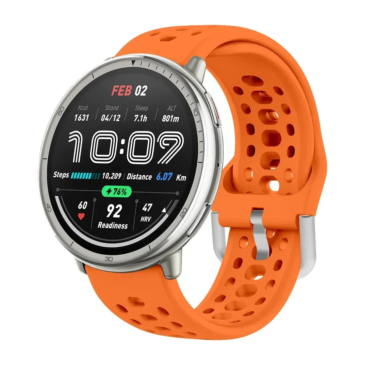 Bracelet en Silicone officiel 1:1 pour Amazfit Active 2, Bracelet de sport respirant Original, Amazfit GTS 4/3 Mini Bip 3 Correa