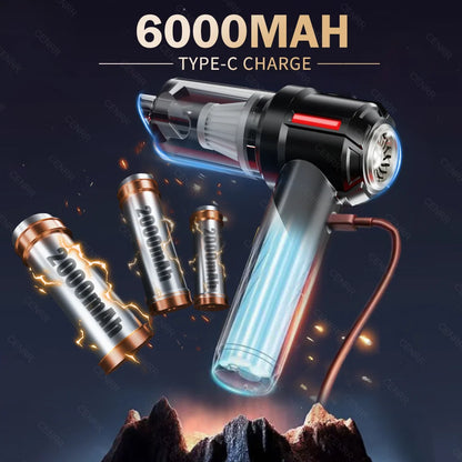 Aspirateur de voiture CENRR Mini 998000PA, aspirateur sans fil puissant et portable pour appareils ménagers, souffleur portatif, nettoyeur de voiture