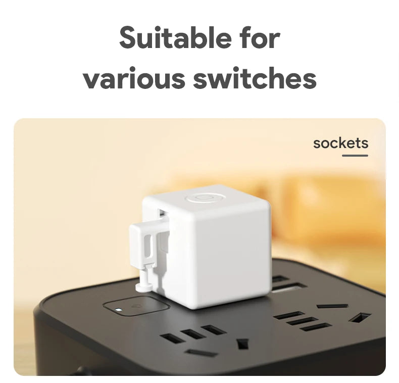 Nouveau commutateur intelligent Rechargeable Tuya, prise Fingerbot, rideaux de Garage, Robot à distance, Alexa Google Home, Assistant vocal
