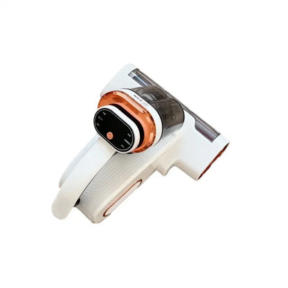 Aspirateur anti-acariens sans fil à forte aspiration avec double bac de collecte de poussière et lumière UV pour le nettoyage de la literie et des canapés à la maison