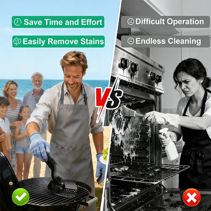 Brosse pour barbecue, réglages à 3 vitesses, brosse pour gril électrique, 180 °   Tête réglable, nettoyeur de gril de 90 minutes pour les fumeurs de plaques extérieures