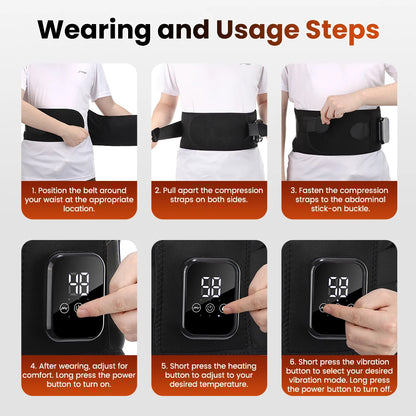 Ceinture de massage chauffante électrique