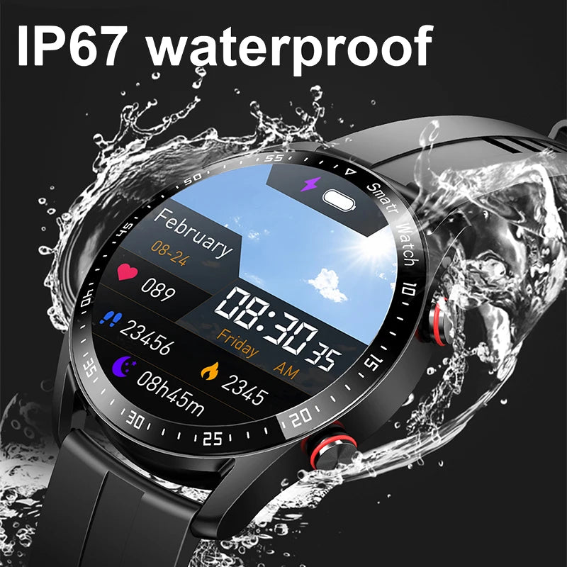 Montre connectée pour hommes et femmes, écran HD, Bluetooth, appel, GPS, moniteur de fréquence cardiaque, étanche IP68, nouveau, 2024