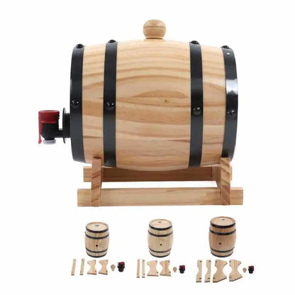 Distributeur spécial baril de vin enrichi avec support, cases à bière, vin tequila, whisky Shop, 1l, 3l, 5l, E27