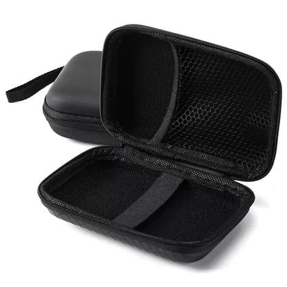 Mallette de rangement de transport 3 en 1 avec protecteurs d'écran en verre trempé pour Console de jeu R36S, Kit de protection, sac et Films anti-rayures