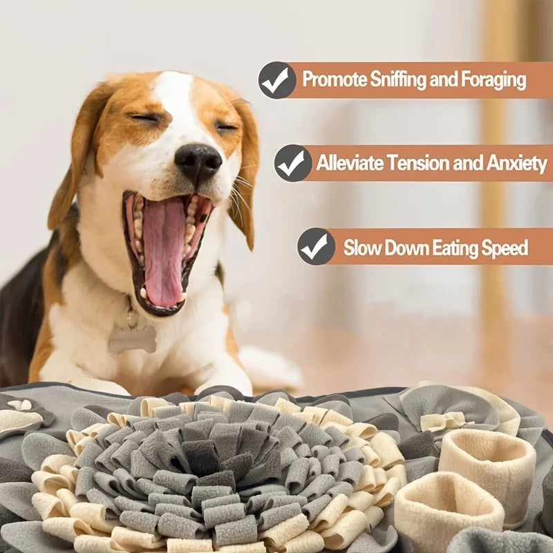 Tapis de reniflage pour animaux de compagnie pour chiens, tapis d'entraînement interactif et Durable pour chien, pour compétences de recherche de nourriture et alimentation lente