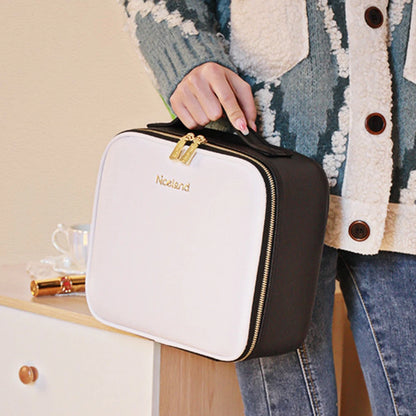 Étui à cosmétiques intelligent LED avec miroir, sac à cosmétiques, sacs de maquillage de voyage pour femmes, sac de rangement Portable à la mode, sacs de maquillage de voyage
