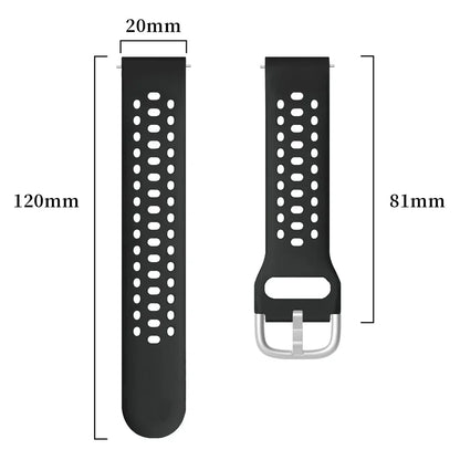 Bracelet en Silicone officiel 1:1 pour Amazfit Active 2, Bracelet de sport respirant Original, Amazfit GTS 4/3 Mini Bip 3 Correa