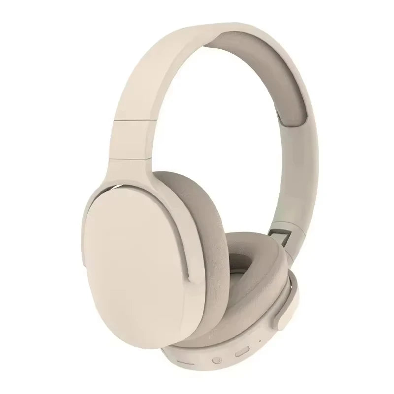 Écouteurs sans fil Bluetooth 5.3 sur l'oreille casques stéréo Hifi véritables sports avec écouteurs lecteur de musique Tf/Aux avec micro