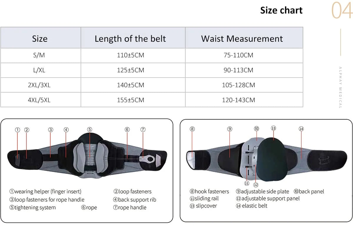 Ceinture de soutien lombaire médicale pour soulager la douleur, un nouveau type de ceinture de soutien orthopédique analgésique pour la traction vertébrale