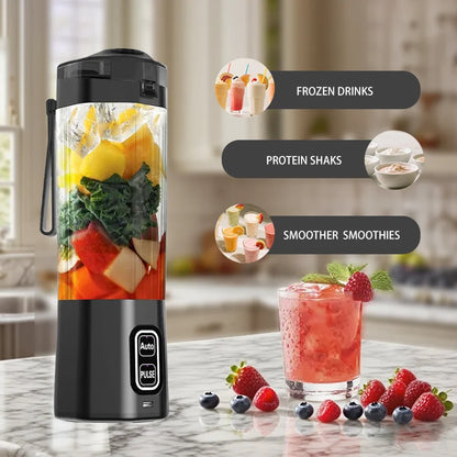 Presse-jus électrique Portable mélangeur 700ML USB mélangeur de fruits Rechargeable 6 lames presse-agrumes pour Shakes Smoothies tasse de jus frais