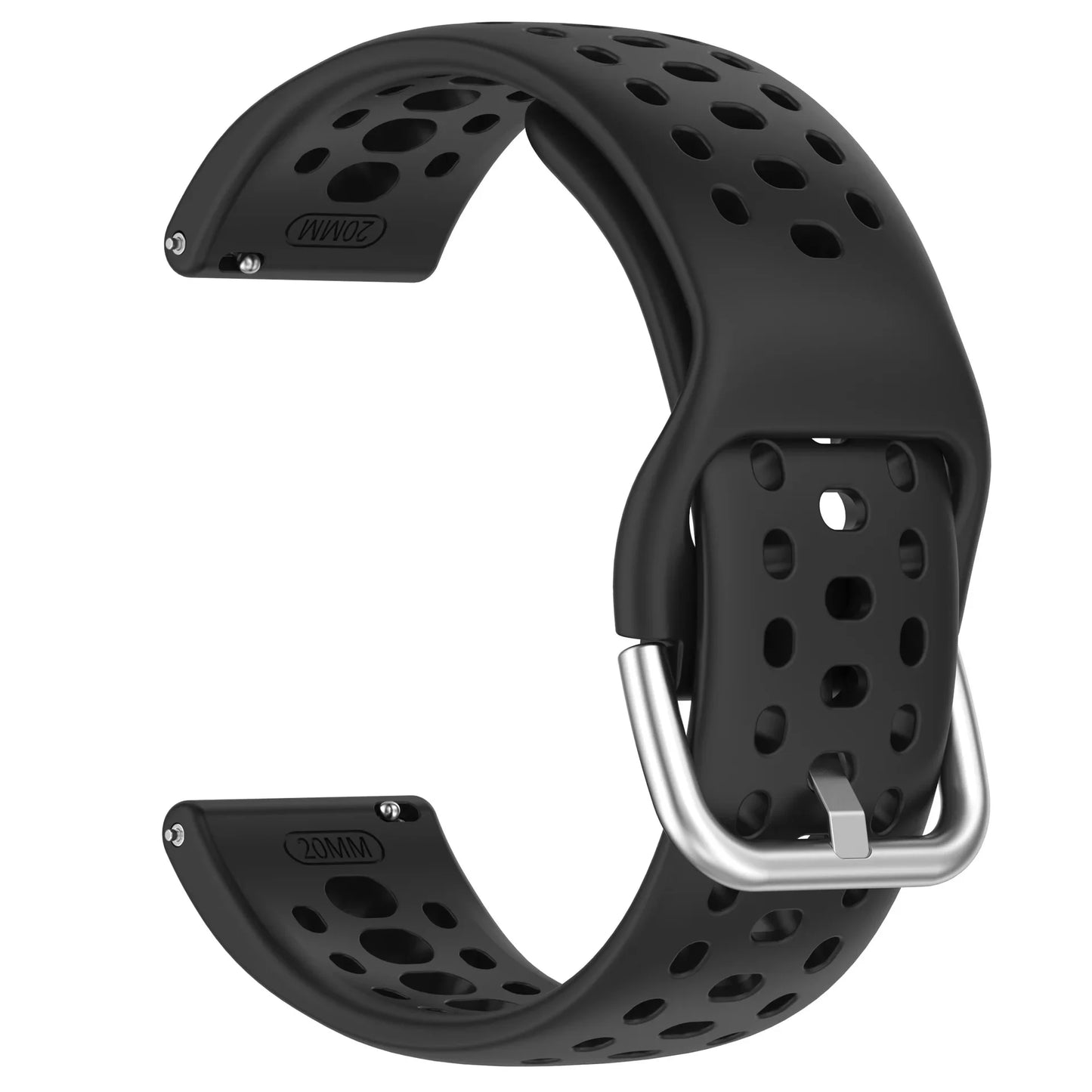 Bracelet en Silicone officiel 1:1 pour Amazfit Active 2, Bracelet de sport respirant Original, Amazfit GTS 4/3 Mini Bip 3 Correa
