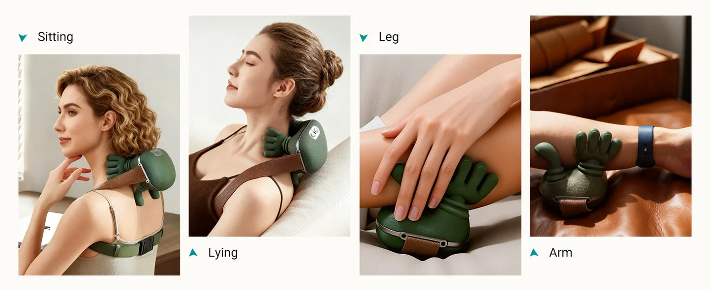 Masseur trapèzien pour usage domestique, pétrissage des épaules et du cou, massage du cou et des épaules, massage multifonctionnel