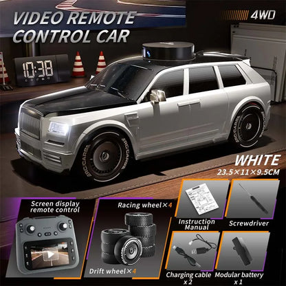 Voitures RC 911S – Caméra HD 4K, écran 4,3 pouces, dérive en un clic, conception de levage de caméra, éclairage LED, dérive vidéo HD, véhicule RC pour enfants
