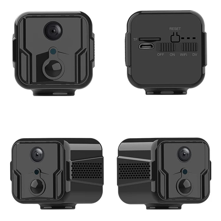 Mini caméra de Surveillance sans fil WiFi 4G, stockage en nuage, appel à distance, Surveillance réseau avec batterie, caméra de Vision nocturne 1080p