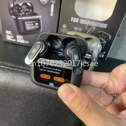 Écouteurs sans fil Bluetooth JBL Tour PRO 2 d'origine, écouteurs stéréo, écouteurs sportifs avec écran LCD intelligent, version HK