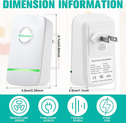 Dispositif de tension stable pour la maison, économiseur d'énergie, boîte d'économie d'électricité domestique, prise EU et US 90-250V, 30KW, usine et bureau