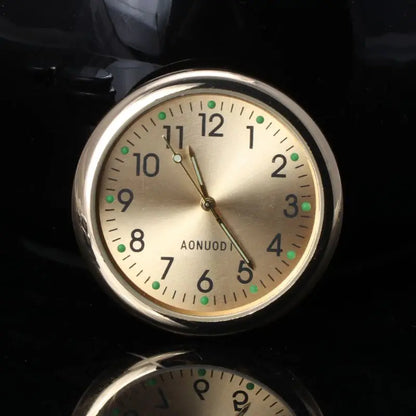 Mini horloge de voiture lumineuse Automobiles montre à coller interne mécanique horloges à Quartz ornement automatique 40/43mm Mini horloge numérique