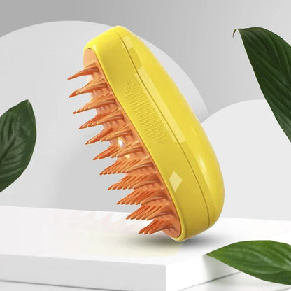 Brosse à vapeur 3 en 1 pour animaux de compagnie, peigne pour chien, brosse électrique pour pulvérisation de poils de chat, Massage, toilettage pour animaux de compagnie, peignes d'épilation