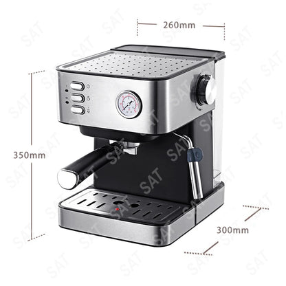 -Machine à café commerciale intelligente professionnelle en gros Moka Latte Cappuccino Cafetera Machine à expresso