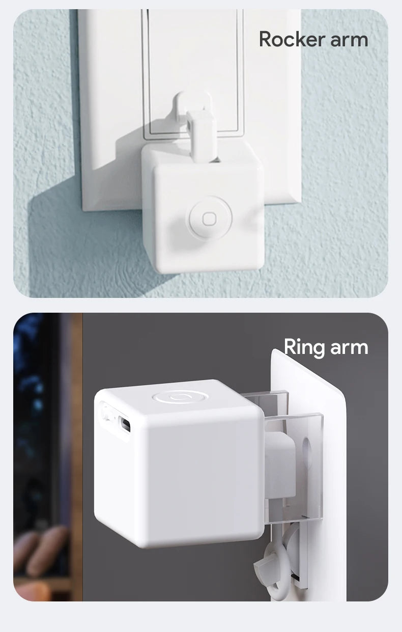 Nouveau commutateur intelligent Rechargeable Tuya, prise Fingerbot, rideaux de Garage, Robot à distance, Alexa Google Home, Assistant vocal