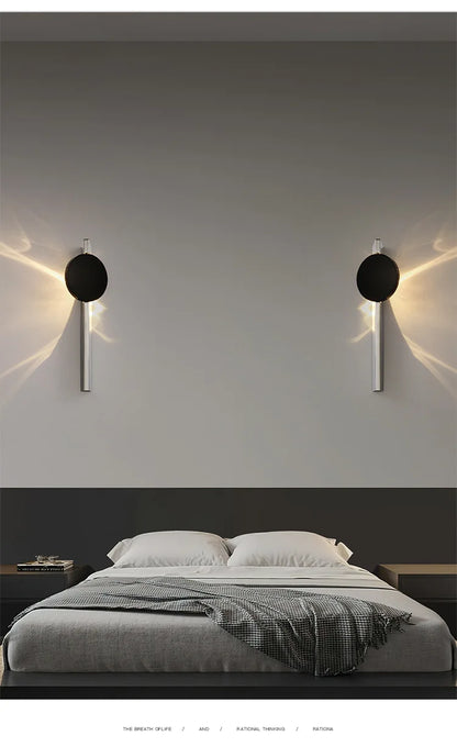 Lampes murales LED créatives en carton ondulé avec câblage USB et télécommande, appliques d'ambiance pour chambre à coucher, chevet, couloir, porche