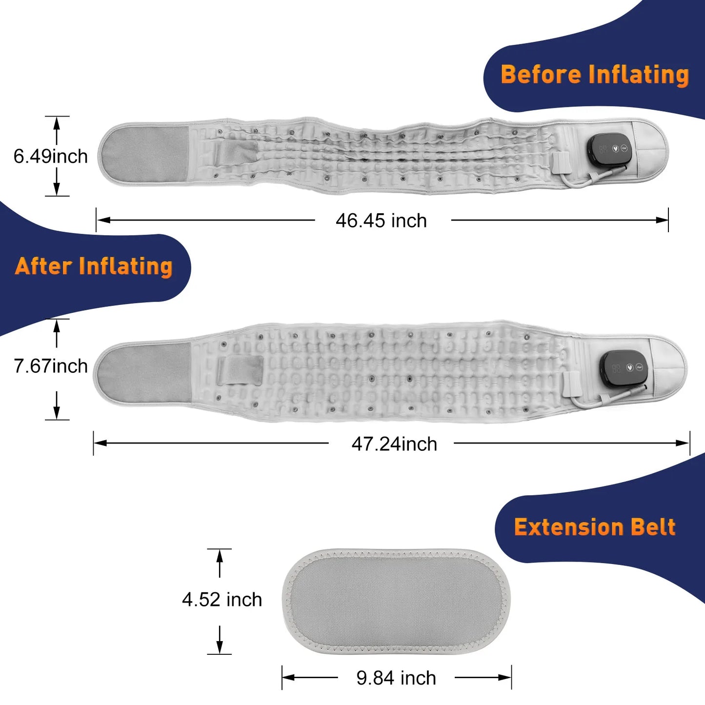 Ceinture de massage chauffante électrique
