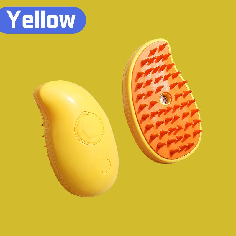 Brosse à vapeur 3 en 1 pour animaux de compagnie, peigne pour chien, brosse électrique pour pulvérisation de poils de chat, Massage, toilettage pour animaux de compagnie, peignes d'épilation