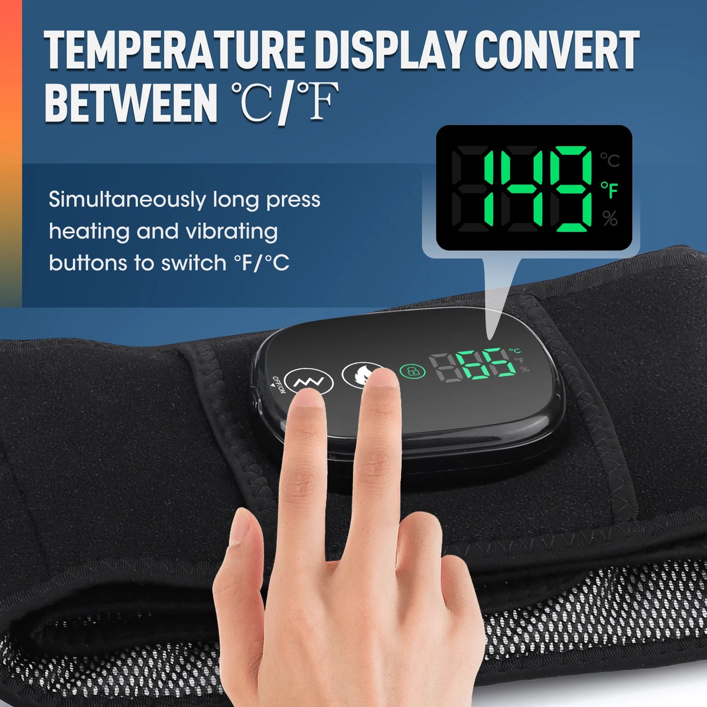 Ceinture de massage chauffante électrique