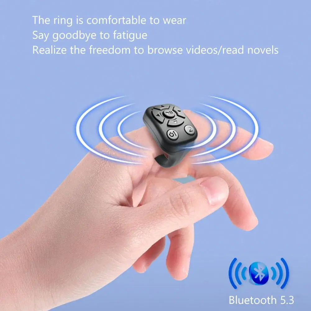 Télécommande Bluetooth pour vidéo Tiktok, défilement, E-book, tourneur de page, perche à selfie, contrôleur d'appareil photo