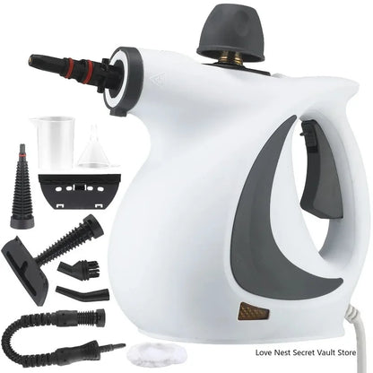 Nettoyeur à vapeur portatif pressurisé pour la maison-Machine à vapeur de nettoyage multi-surfaces profonde multi-usages portative à haute pression