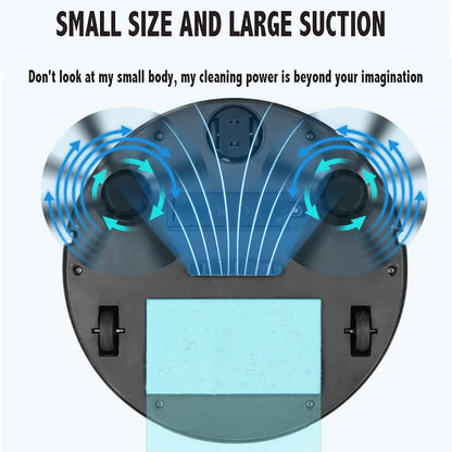 Robot aspirateur intelligent 3-en-1