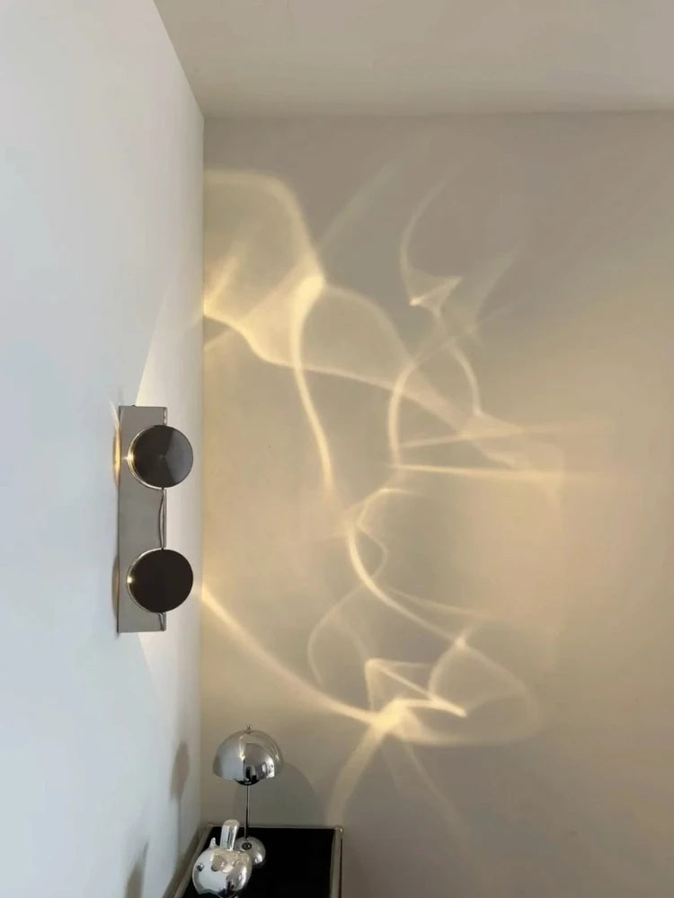 Lampes murales LED créatives en carton ondulé avec câblage USB et télécommande, appliques d'ambiance pour chambre à coucher, chevet, couloir, porche