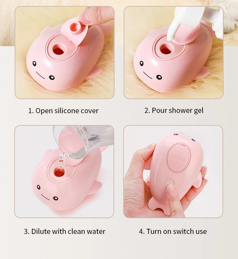 Brosse à vapeur 3 en 1 pour animaux de compagnie, peigne pour chien, brosse électrique pour pulvérisation de poils de chat, Massage, toilettage pour animaux de compagnie, peignes d'épilation