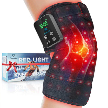 Genouillère à lumière rouge 660nm, articulation des jambes, des épaules, des coudes, 850nm, lumière proche infrarouge, soins de la peau, soutien, soulagement de la douleur au genou, inflamation
