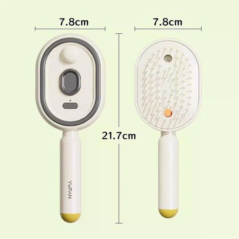 Soins capillaires Spray Massage peigne Vibration cuir chevelu Massage brosse à cheveux tête masseur pulvérisateur de cheveux brosse d'atomisation applicateur d'huile capillaire