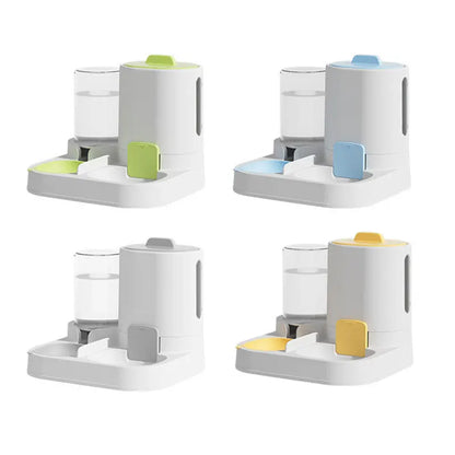 Distributeur et mangeoire automatiques d'eau pour chat, 1 paquet, anti-déversement, grande capacité, conception monobloc,