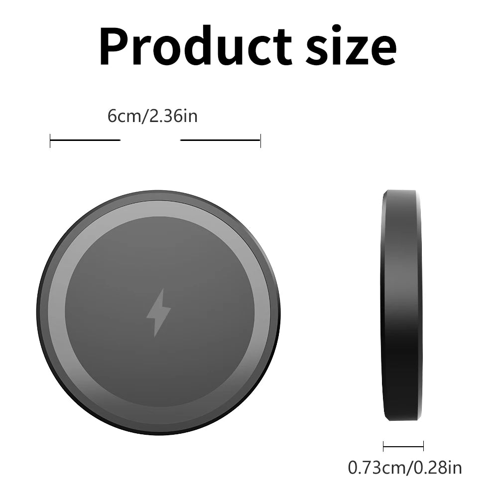 Chargeur magnétique sans fil 200W pour iPhone Magsafe 17 16 15 14 13 12 Pro Max et Airpods 4 Pro – Station de charge rapide magnétique