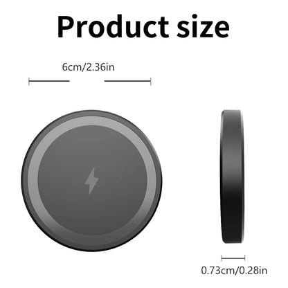 Chargeur magnétique sans fil 200W pour iPhone Magsafe 17 16 15 14 13 12 Pro Max et Airpods 4 Pro – Station de charge rapide magnétique