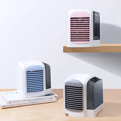 Essentiel pour l'été Style européen ventilateur refroidi à l'eau Mini ventilateur de bureau domestique climatiseur Usb refroidisseur d'air ventilateur électrique